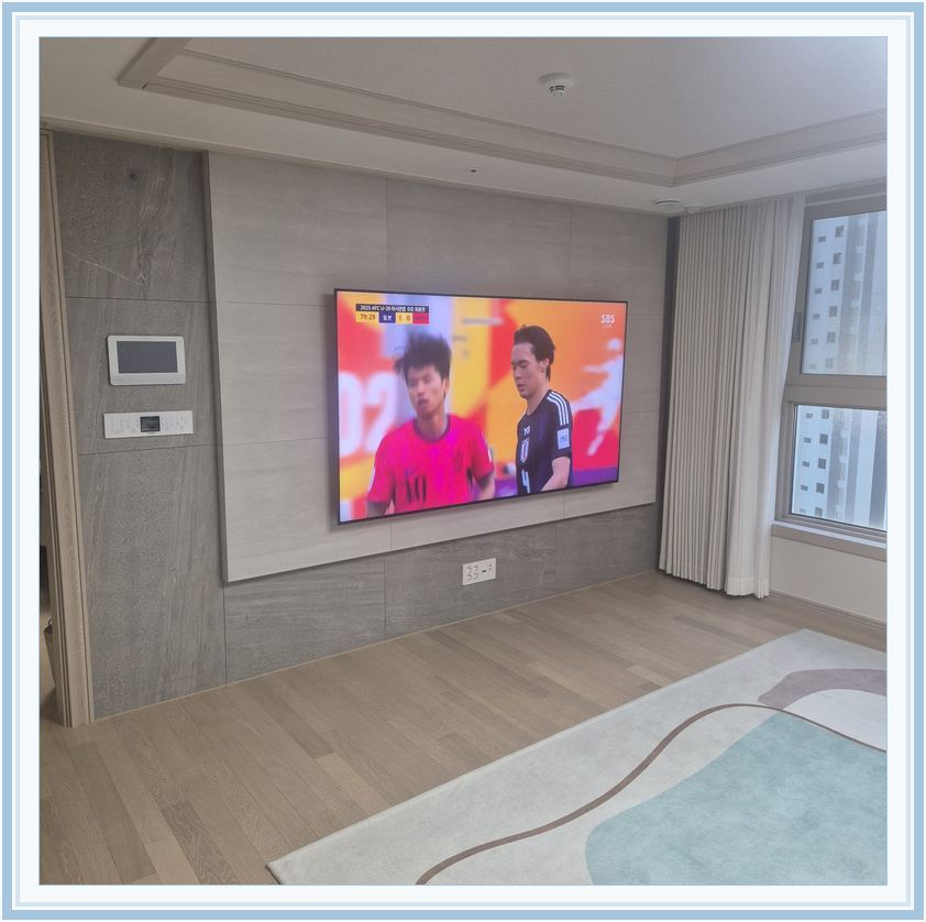 수색증산 · 가재울 · 상암동 벽걸이TV 설치 시 화면 위치를 참고할 수 있는 사진 2