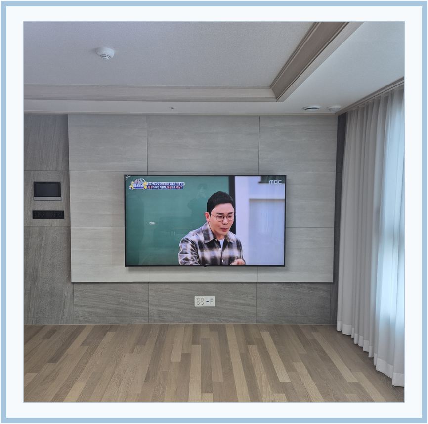 거여마천 · 문정동 · 장지동 벽걸이TV 설치 시 화면 위치를 참고할 수 있는 사진 2