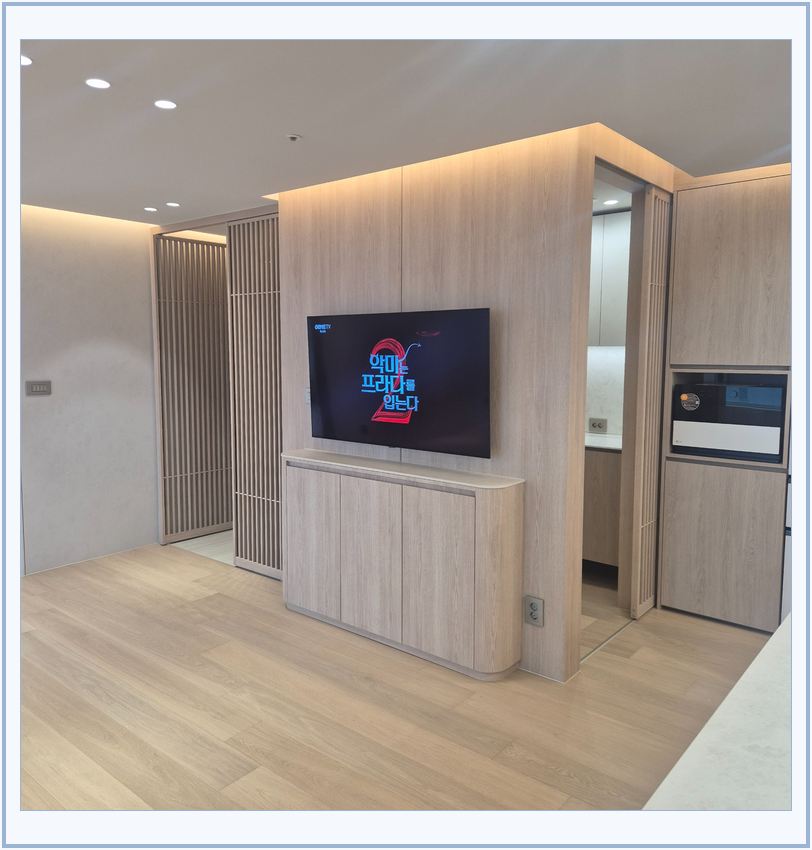 구래동 · 양곡 · 마송 벽걸이TV 설치 시 화면 위치를 참고할 수 있는 사진 3