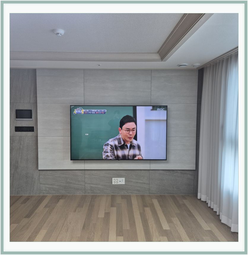 배곧동 · 거모동 · 장상동 벽걸이TV 설치 시 화면 위치를 참고할 수 있는 사진 2