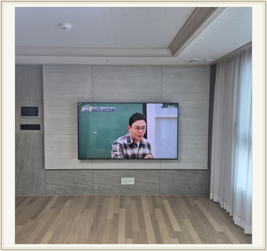 동탄 · 세교동 · 남양 벽걸이TV 설치 시 화면 위치를 참고할 수 있는 사진 1